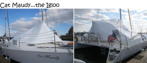 Living aboard a catamaran&nbsp;Igloo