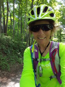 Happy face having avoided the bears and snakes!